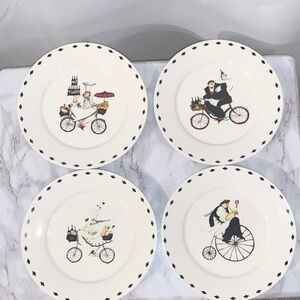 COPY - Vintage Oneida Chefs to Go Dessert Plates-set of 4
